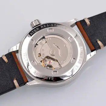 42mm Corgeut Estéril reloj dial de Cristal de Zafiro Militar de los Hombres Automáticos de Lujo de la Marca de Deporte de Diseño mecánico Automático Reloj para Hombre
