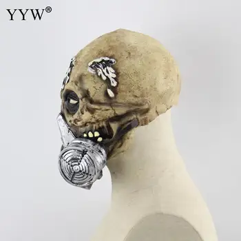 Cráneo Máscara De Cara Completa De Airsoft Paintball Fiesta De Máscaras Ejército De Juegos Maske Zombie Mascaras De Halloween Traje De Cosplay Fuentes Del Partido