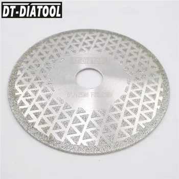 DT-DIATOOL 2pcs de 125MM de Diámetro Galvanizado de Corte de Diamante Disco 5
