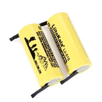 Liitokala 26650 5100mAh Li-ion 3.7 v Batería Recargable de 20A Descarga de 3,6 V de Alimentación de pilas +DIY de Níquel Hojas