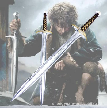 1:1 de Cosplay de la Película La Espada de Frodo Baggins 72cm Picadura de la Espada en Las Dos Torres de cosplay Prop herramienta