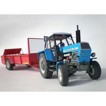 1:32 checa Zetor 8011 Tractor 3D Modelo de Papel de la Maquinaria Agrícola Manual de BRICOLAJE Escala Camión Modelo de Coche Juguetes para los Niños Adultos