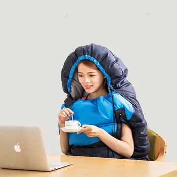 1.80 kg manos puede llegar algodón caliente para acampar al aire libre para Adultos saco de dormir adecuado para su forma humana pueden ser empalmados ocio bolsa