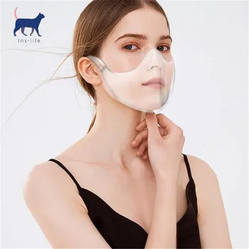1 Set De Plástico Protector Transparente De La Pantalla Pantalla De Cocina Aceite De Splash Máscara Protectora Señora Humo De La Cocina Máscaras