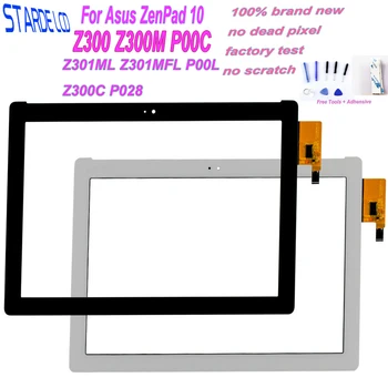 10.1 Para Asus ZenPad 10 Z300 Z300M P00C Z301ML Z301MFL P00L Z300C P028 P01T Digitalizador de Pantalla Táctil del Panel del Sensor de la Parte de la Tableta