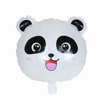 10/30/50pcs de dibujos animados de Animales Panda de Lámina de Globos de Helio para la Fiesta de Cumpleaños Decoración de Baby Shower Aire Globos Inflables Juguetes de Niños