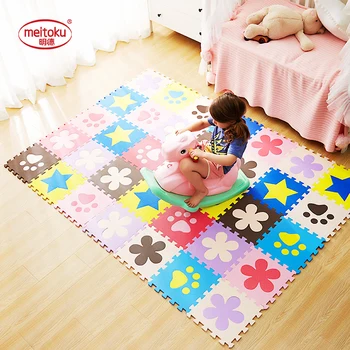 10 o 24pcs/lot Meitoku bebé de la espuma de EVA de puzzle alfombra de juego/ de Enclavamiento Ejercicio de piso de Baldosas de alfombra, Alfombra para niños,Each32X30cm 1cm