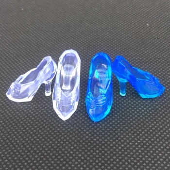 10 Pares Mixtos de Moda Coloridos zapatos de Tacón Alto Sandalias de Accesorios para Muñeca Barbie Zapatos Ropa de Vestir de la Proposición de Niña de Bebé Juguetes para 1/6
