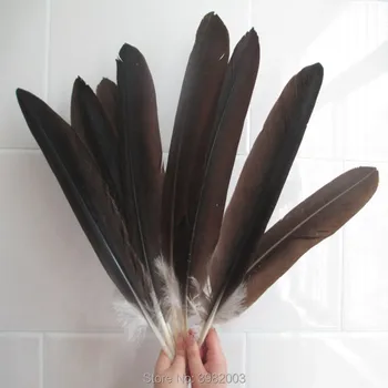 10 pcs raro natural plumas de águila longitud de 40 a 50 cm/16-20 pulgadas DIY hawk de la pluma de adorno decoración