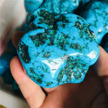100-130 g Naturales de color turquesa mineral de piedra desnuda de cristal mineral de piedra