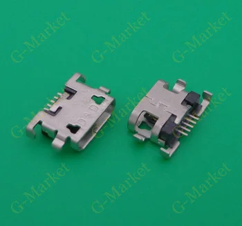 100 pcs Nuevos Micro USB Jack para lenovo A590 A670T S890 S820 S880 A710E conector del cargador conector del muelle del puerto de enchufe