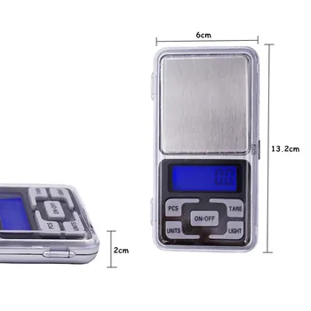 1000 g 0.1 g Mini Báscula Electrónica 1kg LCD Digital de Bolsillo Peso de la Joyería Diomand Balanza 30%de descuento