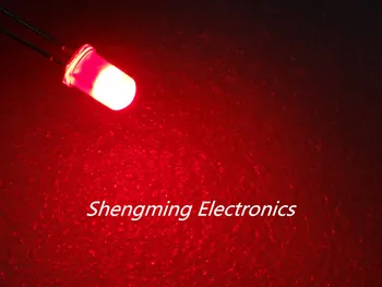 1000PCS 5mm Rojo Brillante estupendo Difusa LED Lámparas de la Luz de niebla