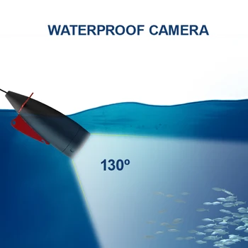 1000TVL de 4,3 Pulgadas de 30M de Cable Buscador de los Pescados 8pcs LED Blanco Submarino Ajustable de la Luz de la Visión de Pesca de la Cámara del Monitor LCD Localizador