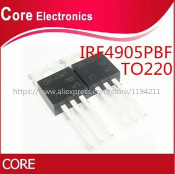 100pcs IRF4905PBF TO220 IRF4905 A-220 IRF4905P de Potencia MOSFET