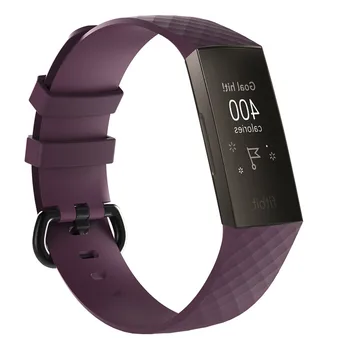 100pcs Pulsera de la Correa de Muñeca Para Fitbit Charge3 de la Banda de Reloj de la Correa de Suave Reemplazo de la Correa de reloj Smartwatch de la Banda Para la Fitbit Charge 3