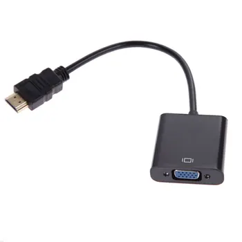 1080P Micro HDMI a Mini HDMI a VGA Convertidor Adaptador de Conector con Cable de Audio