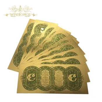 10pcs/lote de América del Color del Oro del Billete De 100 Dólares de los Billetes en Oro 24k Chapado en Falso Dinero Para el Regalo del Negocio Y de la Colección de
