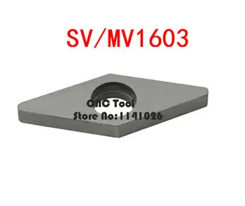 10PCS SV1603/MV1603 Duro de la aleación de Cuña torno de soporte de la herramienta accesorios,Adecuados para MVJNR/MVQNR/MVVN/MVUNR,INSERTAR ES VNMG1604