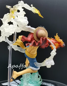 15cm de Anime Figura Juguetes de ONE PIECE Monkey D. Luffy Figuarts ZERO de la Batalla de ver. De goma de Goma de la Red Hawk de PVC Figura de Acción de Juguetes de Regalo