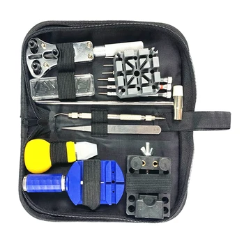 15pcs Cintura de Reloj Kit de Reparación Profesional de la Barra de Resorte Conjunto de herramientas de Reparación