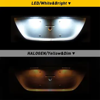18-SMD LED Luces de matrícula Para Hyundai Kia Sportage 2011-13 Libre de Error LED de la Placa de la Licencia Luz de la Lámpara De SONATA YF 10MY 2010