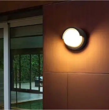 18W LED Impermeable de la lámpara de pared de IP65 Luz del Porche al aire libre de la inducción de Radar Sensor de Movimiento en el Patio-Jardín lámpara de pared