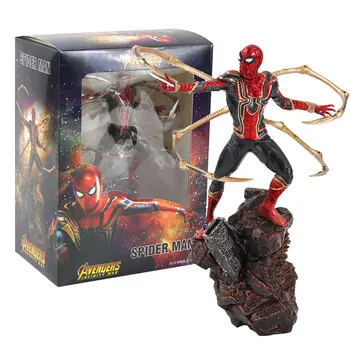 19-27 cm de Marvel Avengers Infinity War Iron Spider Man, el Regreso de Spiderman Ironman Mark XLVII XLII PVC de la Colección de la Figura de Juguete