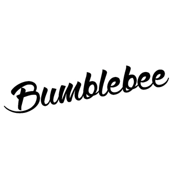 19.6*3.5 cm Bumblebee palabra Jdm Vinilo de la etiqueta Engomada de la Personalidad Funny Car de Estilo de Coche Pegatinas de los Accesorios del Coche