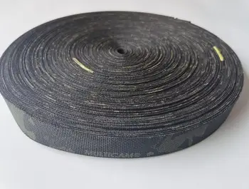 1M de Longitud de 25 mm de Ancho Negro Camuflaje tejido Jacquard de Doble Cara, Impresión de Teñido MCBK de BRICOLAJE Orillos