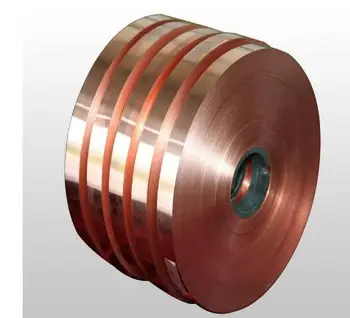 1Meter Thicness: 0.3 mm Ancho: 10mm Puro T2 Cobre Cu Hoja de Metal cinturón de cobre de cobre de la correa de la tira de cobre