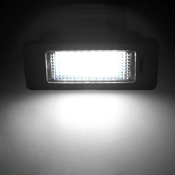 1Pair Licencia de alquiler de Coches Luz de la Placa de Número de LED Luces de matrícula 3W 6000K 12V de 0,3 Para BMW E39 E70 E71 X5 X6 E60 M5 E90 E92 E93 M3
