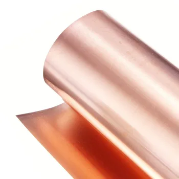 1pc 0,2 mm*100 mm*1000mm el 99,9% de Alta Pureza de Cobre Puro Cu Hoja de Metal de Aluminio de la Placa de
