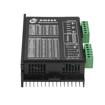 1pc DM856 de 32 bits DSP digital controlador de 86 controlador de motor paso a paso de dos fases del motor paso a paso 20-80VDC
