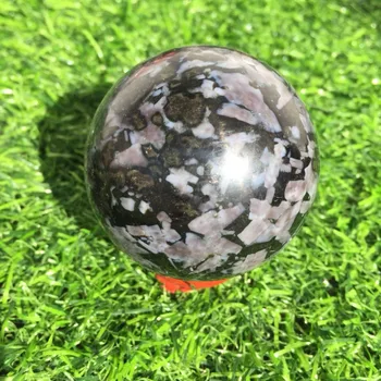 1pcs acerca de 50mm belleza natural de la serpentina de Cristal de la piedra preciosa de la bola de la meditación de sanación reiki esfera de cristal mayorista de Madagascar