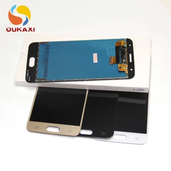 1PCS Para Samsung Galaxy J5 Primer G570 G570F Pantalla LCD de Pantalla Táctil Digitalizador Asamblea Blanco negro oro
