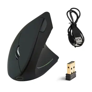 2.4 GHz Wireless Gaming Mouse USB Receptor de Pro Gamer Ratones Para PC Portátil PC de Sobremesa de Aleta de Tiburón Ergonómico Vertical Ratón Inalámbrico