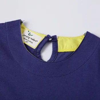 2-7 Años de la Muchacha del Vestido de Embroideried con Unicornio Sequines T-Camisa de Vestir para Niño Niños ropa de Verano de la Princesa Vestido de Fiesta