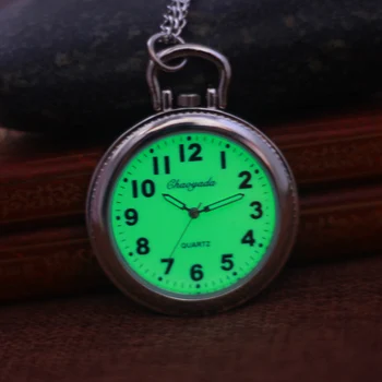 2018 CYD mujeres hombres niños reloj de bolsillo grande para los estudiantes de la prueba de cuarzo reloj de los llaveros de la enfermera de Médicos luminoso reloj de bolsillo feminino