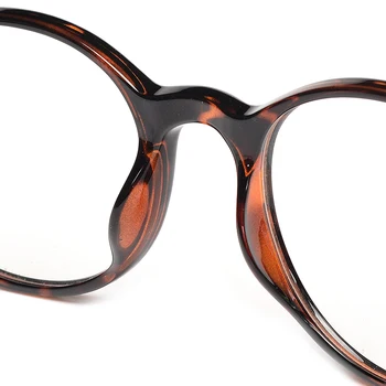 2018 TR90 la mujer de los ojos gafas de marco redondo retro vintage de la marca del diseñador de la miopía óptica clara gafas de marco #2-YX0327-3