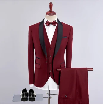 2018 trajes de boda de los hombres,chaqueta de los hombres,los hombres de negocios de los trajes de Vestir para hombres trajes de tamaño S-4XL Delgado Trajes de Boda para Hombre 1058