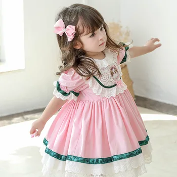2020 Alta calidad de las Niñas vestido de princesa de los niños del vestido de Lolita vestido vestido español de comercio exterior de los niños desgaste de las prendas de la Marca