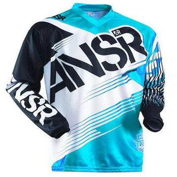 2020 ANSR Moto Jersey DH MX BMX Bicicleta de Montaña moto Camisetas/Motocross ATV Cross Country de Carreras de moto Transpirable Camisa de Mens