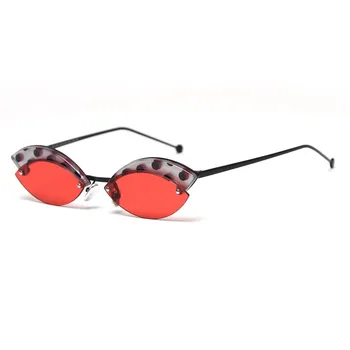 2020 de la Marca del Diseñador de Ojo de Gato Gafas de sol de las Mujeres de la Vendimia del Metal Gafas Reflectantes Tonos para las Mujeres Retro Oculos De Sol Gafas Uv400