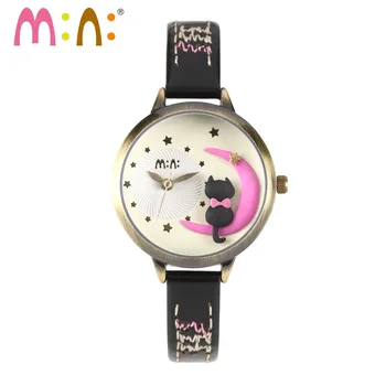 2020 de la Marca Mini 3D Gato Reloj de Pulsera Impermeable Reloj de Pulsera de Cuarzo de Moda de las Señoras de los Relojes del Reloj de las Mujeres de Horas Relogio Feminino