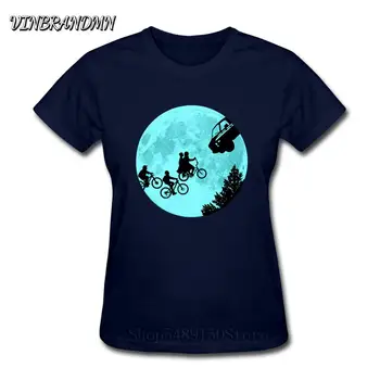 2020 de la Mujer de Negro Guerras Camiseta Famosa Estrella de TELEVISIÓN de Moda T-Shirt Cosas más extrañas de la Luna Camiseta Vintage Divertido Diseño de la Camiseta Femme
