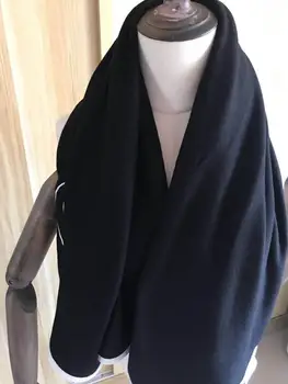 2020 de la nueva llegada de la moda de otoño invierno negro cashmere bufanda envoltura de 200*100 cm caliente de alta calidad a largo chal de mujeres virgen de regalo