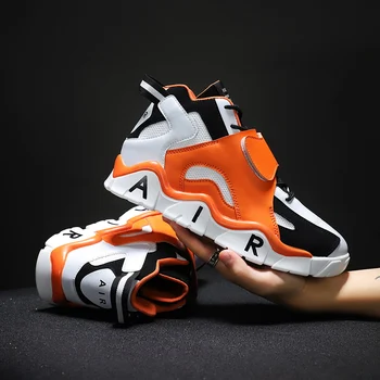 2020 el Otoño de de Alta la parte Superior de los Hombres Zapatos de Baloncesto Unisex Cojín de Aire de Malla Sneakers mujer Zapatillas de Deporte de Gimnasio de Entrenamiento de Atletismo de Zapatillas de basket