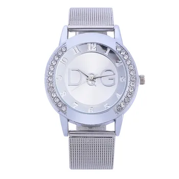2020 Europea de la moda estilo de reloj femenino de lujo marca de relojes reloj de cuarzo Reloj Mujer casual de acero inoxidable reloj de señoras