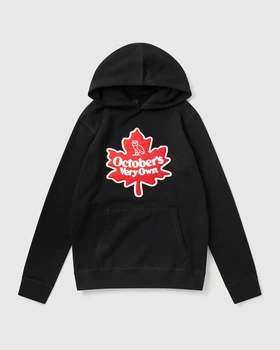 2020 Invierno Canadiense Harajuku Impreso OVO Búho Streetwear para las Mujeres/los hombres de gran tamaño Pullover Sudaderas con capucha de la Moda Tops